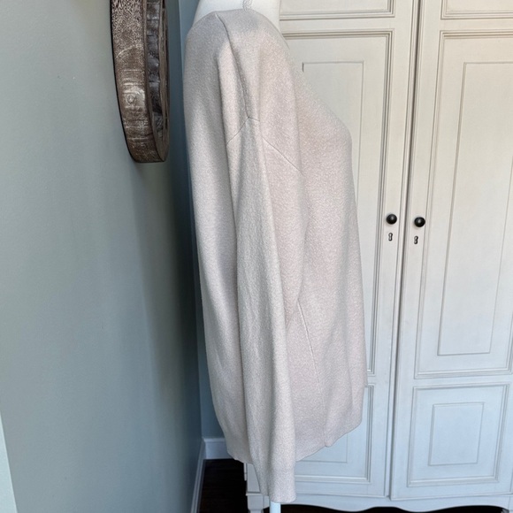 Frank Lyman Design Cream Crewneck Sweater with Scarf size XL - Picture 4 of 7